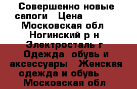 Совершенно новые сапоги › Цена ­ 1 500 - Московская обл., Ногинский р-н, Электросталь г. Одежда, обувь и аксессуары » Женская одежда и обувь   . Московская обл.